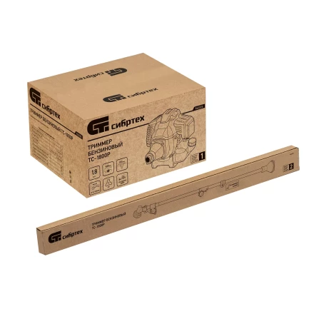 Триммер бензиновый Сибртех ТС-1800Р, 33 см3, разъемная штанга, состоит из 2 частей 962225 купить в Нижневартовске