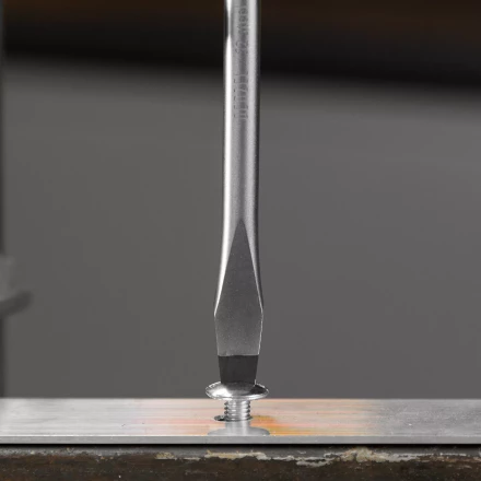 Набор отверток на полке Denzel, 8 шт., PH+SL, S2, 3к рукоятка, 122137 купить в Нижневартовске