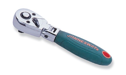 Трещотка короткая с шарниром 36 зубцов 1/4&quot;DR 125мм R4202 Jonnesway 48439 купить в Нижневартовске
