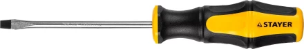 Отвертка STAYER "MASTER" "HERCULES", Сr-V, противоскользящая рукоятка, SL5,0x100мм 25051-05-10_z02 купить в Нижневартовске
