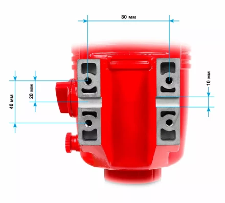 Двигатель алмазного бурения MESSER DM350Е  500мм 3,5 кВт, 360/750/1000 об/мин с PRCD купить в Нижневартовске