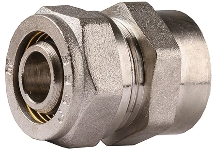 Соединитель ЗУБР с внутренней резьбой, цанга-гайка, 1/2"х20х2,0 мм, никель 51402-20-1/2 купить в Нижневартовске