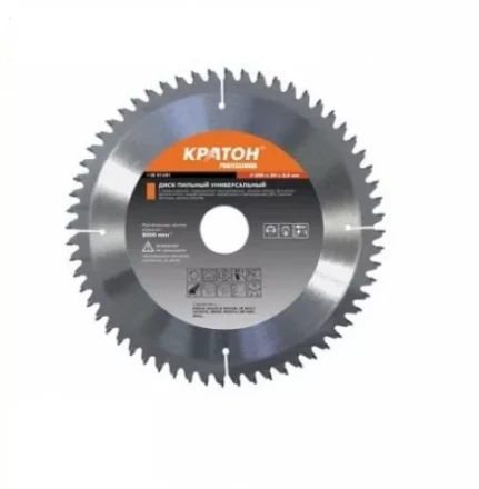 Диск пильный по дереву PROFESSIONAL 350 х 50 х 3.2 мм 80Т КРАТОН 1 06 03 039 купить в Нижневартовске