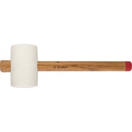 Киянка ЗУБР "МАСТЕР" резиновая белая, с деревянной рукояткой, 0,9кг 20511-900_z01 купить в Нижневартовске