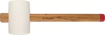 Киянка ЗУБР "МАСТЕР" резиновая белая, с деревянной рукояткой, 0,9кг 20511-900_z01 купить в Нижневартовске