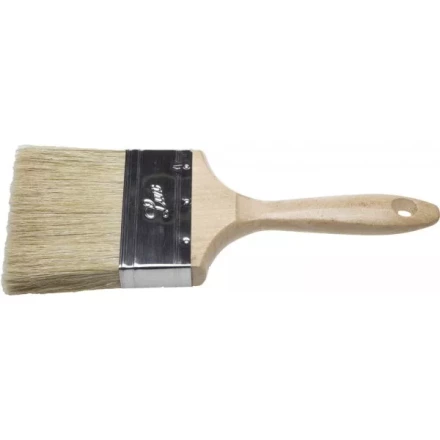 Кисть плоская STAYER "UNIVERSAL-LUX", светлая натуральная щетина, деревянная ручка, 100мм 01053-100 купить в Нижневартовске