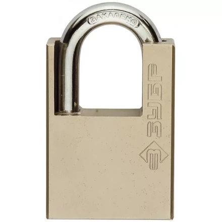 Замок навесной ЗУБР "серия 223" с защитой дужки, 40мм 4-37223-40 купить в Нижневартовске