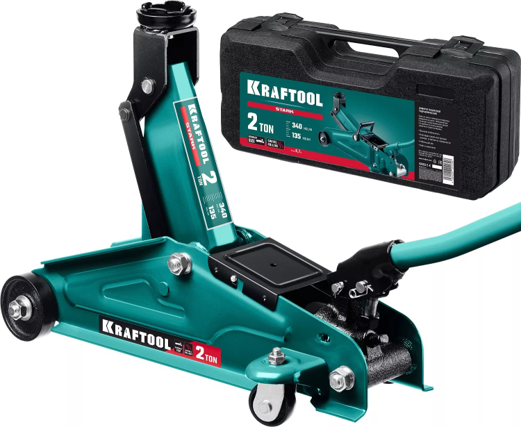 Домкраты подкатные гидравлические KRAFTOOL INDUSTRIE 43453-2-K купить в Нижневартовске