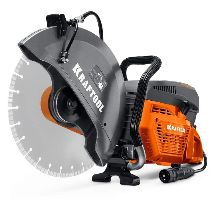 KRAFTOOL 4800 Вт, 400 мм, без диска, бензорез по бетону (бетонорез) (K970-16) купить в Нижневартовске