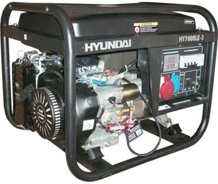 Бензогенератор Hyundai HY 7000LE-3 купить в Нижневартовске