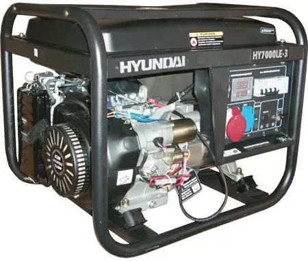 Бензогенератор Hyundai HY 7000LE-3 купить в Нижневартовске
