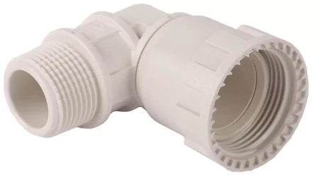 Переходник угловой 90° ЗУБР "ШиреФит" "накидная гайка - наружная резьба", 32мм - 1" 51485-32-1 купить в Нижневартовске