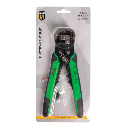 Автоматический многофункциональный стриппер КВТ WS-307 для снятия изоляции с проводов 0.2–6.0 мм (85198) купить в Нижневартовске
