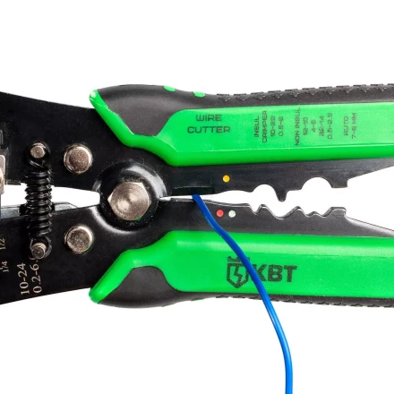 Автоматический многофункциональный стриппер КВТ WS-307 для снятия изоляции с проводов 0.2–6.0 мм (85198) купить в Нижневартовске