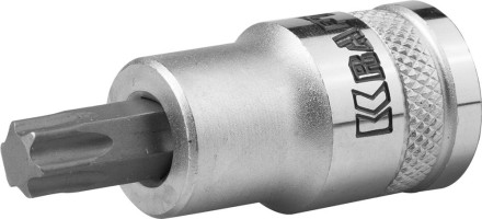 Торцовая бита-головка KRAFTOOL &quot;INDUSTRIE QUALITAT&quot;, материал S2, TORX, сатинированная, 1/2&quot;, Т50 27905-50_z01 купить в Нижневартовске