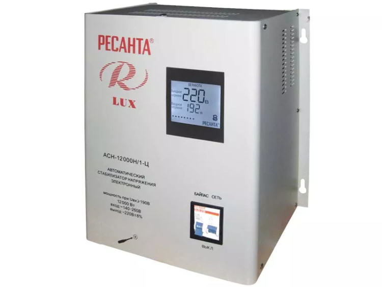 Стабилизатор АСН-12000 Н/1-Ц Ресанта Lux купить в Нижневартовске