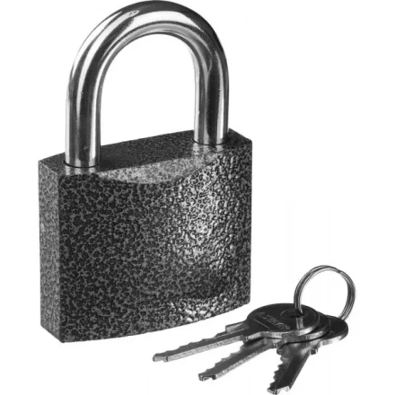 Замок STAYER "STANDARD" навесной, металлический корпус, закаленная дужка, 63 мм 37160-60 купить в Нижневартовске