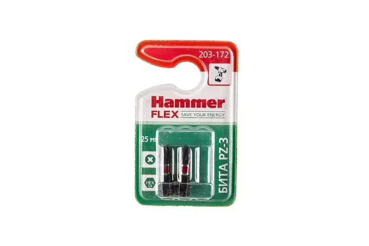 Бита HAMMER PZ3 25мм (2шт) купить в Нижневартовске