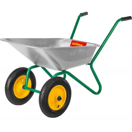 Тачка GRINDA садовая двухколесная, 80 л, грузоподъемность 120 кг 422400_z01 купить в Нижневартовске