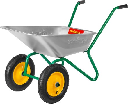 Тачка GRINDA садовая двухколесная, 80 л, грузоподъемность 120 кг 422400_z01 купить в Нижневартовске