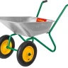 Тачка GRINDA садовая двухколесная, 80 л, грузоподъемность 120 кг 422400_z01 купить в Нижневартовске