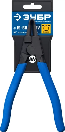 ЗУБР 170 мм, изогнутые губки, внешний съемник стопорных колец, Профессионал (22821-4) купить в Нижневартовске