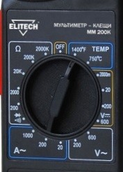 Мультиметр ММ 200К ELITECH купить в Нижневартовске