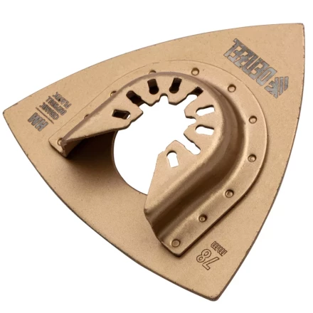 Насадка для МФИ шлифовальная дельтавидная Denzel 782323, HM, по плитке и дереву, 78 мм купить в Нижневартовске