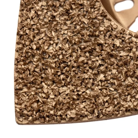 Насадка для МФИ шлифовальная дельтавидная Denzel 782323, HM, по плитке и дереву, 78 мм купить в Нижневартовске