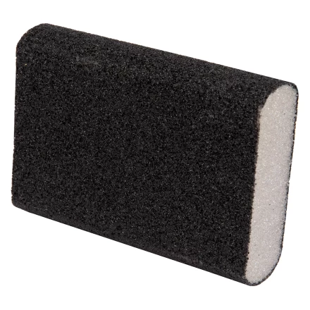 Губка для шлифования, 100 х 70 х 25 мм, овал, Средняя жесткость, P 60 Сибртех 757367 купить в Нижневартовске