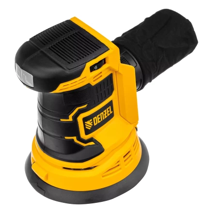 Машина шлифовальная эксцентриковая аккумуляторная COS-125-0, 18В Li-Ion Denzel 28471 купить в Нижневартовске