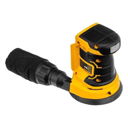 Машина шлифовальная эксцентриковая аккумуляторная COS-125-0, 18В Li-Ion Denzel 28471 купить в Нижневартовске