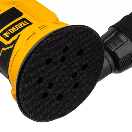 Машина шлифовальная эксцентриковая аккумуляторная COS-125-0, 18В Li-Ion Denzel 28471 купить в Нижневартовске