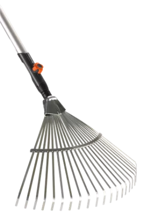 Комплект: Грабли веерные  + Рукоятка деревянная 130 см   GARDENA купить в Нижневартовске