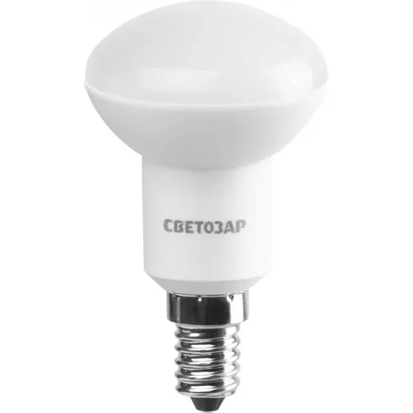 Лампа СВЕТОЗАР светодиодная "LED technology", цоколь E14(миньон), яркий белый свет (4000К), 45 (5Вт), 220В 44504-45 купить в Нижневартовске