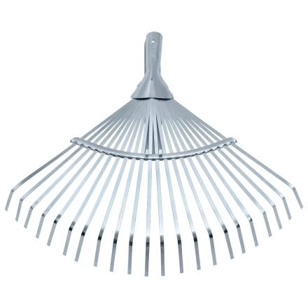 Грабли веерные стальные Palisad, 300 - 480 мм, 22 плоских зуба, оцинкованные,раздвижные, без черенка, 617675 купить в Нижневартовске