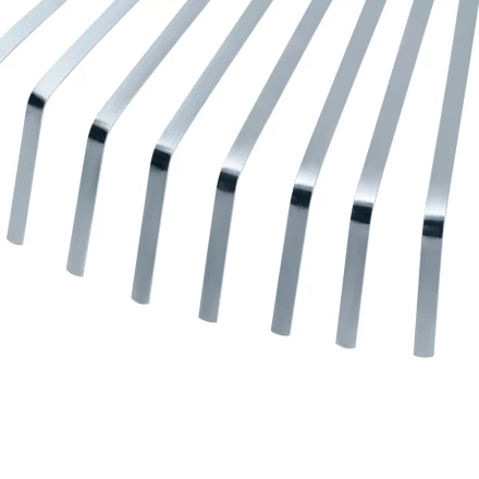 Грабли веерные стальные Palisad, 300 - 480 мм, 22 плоских зуба, оцинкованные,раздвижные, без черенка, 617675 купить в Нижневартовске