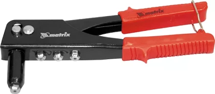 Заклепочник 225 мм заклепки 2,4-3,2-4,0-4,8 мм MATRIX 40515 купить в Нижневартовске