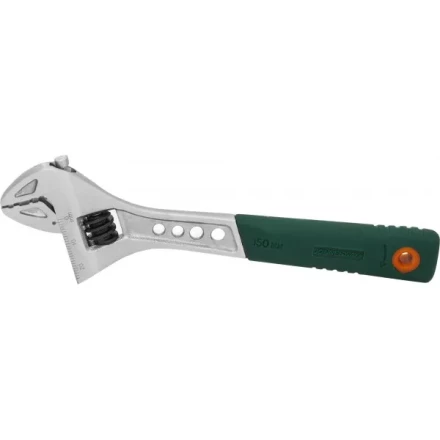 Ключ разводной 150  0-19 мм пластиковая ручка  W27 АТ6 Jonnesway 48045 купить в Нижневартовске