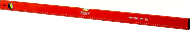 Уровень коробчатый MIRAX, 2 ампулы, крашеный, 1000мм 34602-100_z02 купить в Нижневартовске