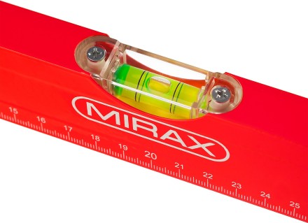 Уровень коробчатый MIRAX, 2 ампулы, крашеный, 1000мм 34602-100_z02 купить в Нижневартовске