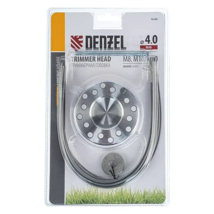 Головка триммерная универсальная Denzel 96388, шайба М8,М10,М20 купить в Нижневартовске