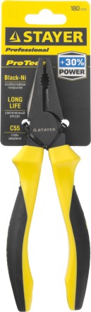 Плоскогубцы комбинированные STAYER &quot;PROTech&quot;, эксцентриковое расположение шарнира, 180мм 22027-1-18_z02 купить в Нижневартовске