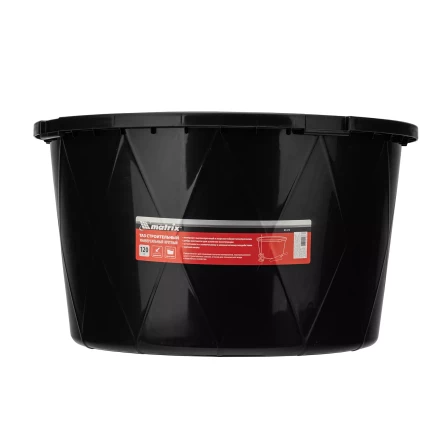 Таз строительный круглый универсальный Matrix, 120л, ударопрочный, с ребрами жесткости 81473 купить в Нижневартовске