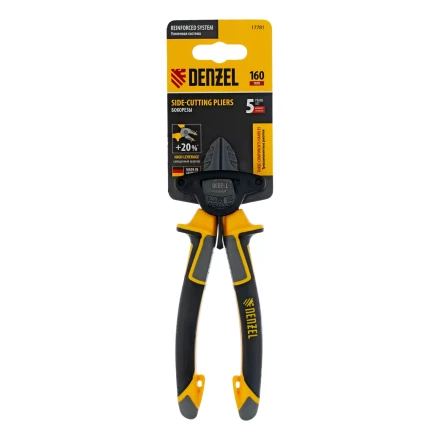 Бокорезы 160 мм Denzel 17781, трехкомпонентные рукоятки купить в Нижневартовске
