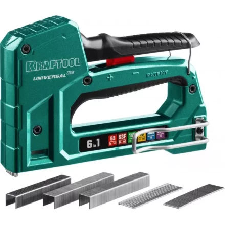 Степлер для скоб "Universal HD" 6-в-1: 53 (6-14 мм)/53F (8-14 мм)/140 (8-14 мм)/13 (6-14 мм)/300 (16 мм)/500 (16 мм), литой, алюм. корп., KRAFTOOL 3188 купить в Нижневартовске