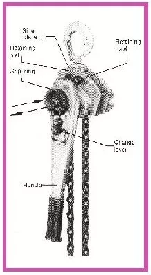 Таль ручная рычажная HSH-V LB г-п 9 тонн H=12 метра купить в Нижневартовске