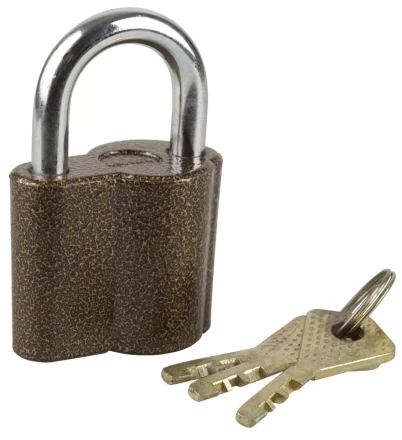 Замок ЗУБР "МАСТЕР" навесной, компактный корпус, дисковый механизм секрета, ключ 7 "пинов, 48х41мм 3720-26_z01 купить в Нижневартовске