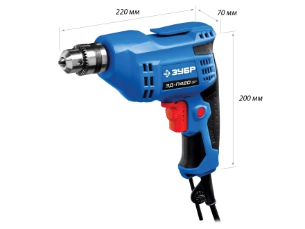 Дрель реверсивная ЗД-П420 ЭР серия ПРОФЕССИОНАЛ купить в Нижневартовске
