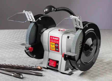 Станок точильный увеличенная мощность + лампа подсветки ЗТШМ-200-450 серия МАСТЕР купить в Нижневартовске